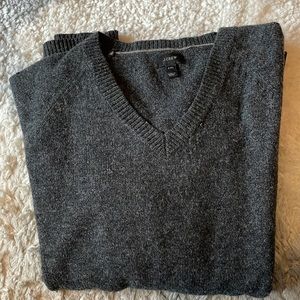 Men's J. Crew Wool V- Neck Sweater - XXL